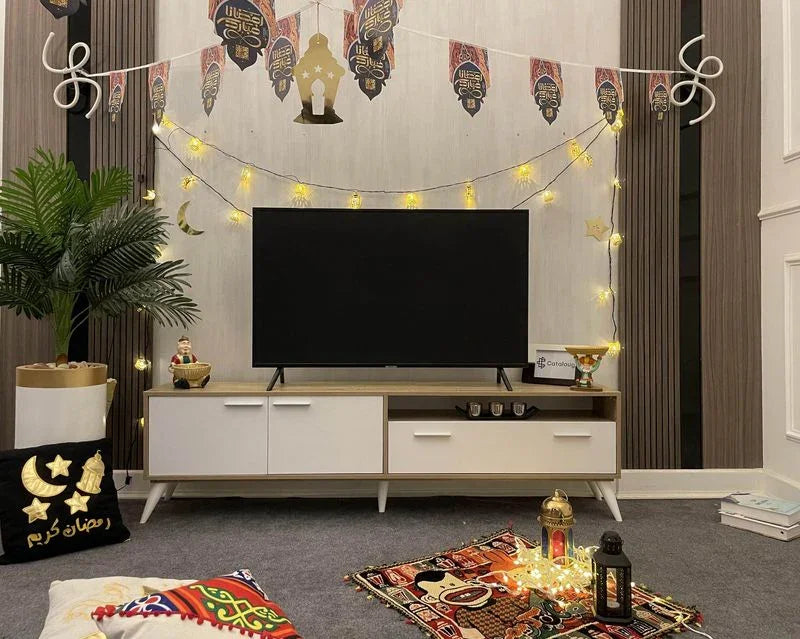 TV Unit - MDF Wood - Multi Color - 180x30x47 cm - Cataloug