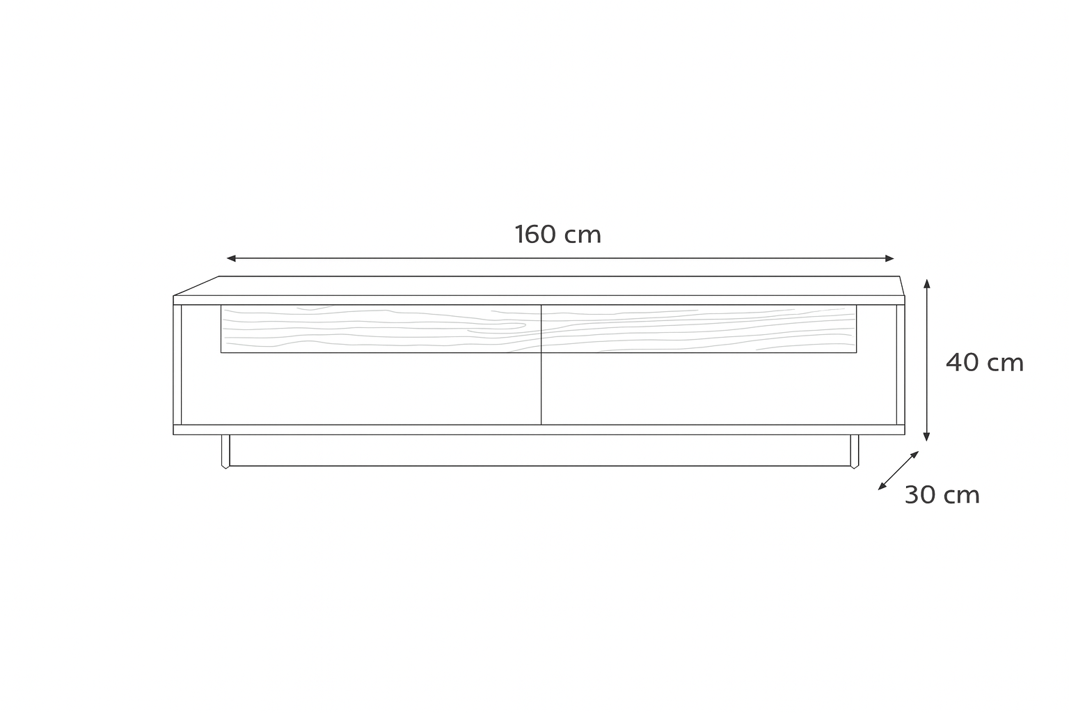 TV Unit 160x30x40 - Cataloug