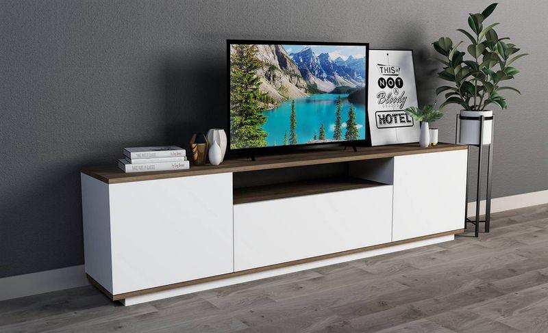 TV Unit - MDF Wood - Multi color - 180x30x45 cm - Cataloug