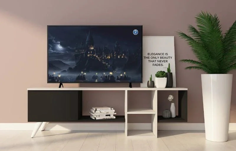 TV Unit - MDF Wood - Multi Color - 150x30x45 cm - Cataloug