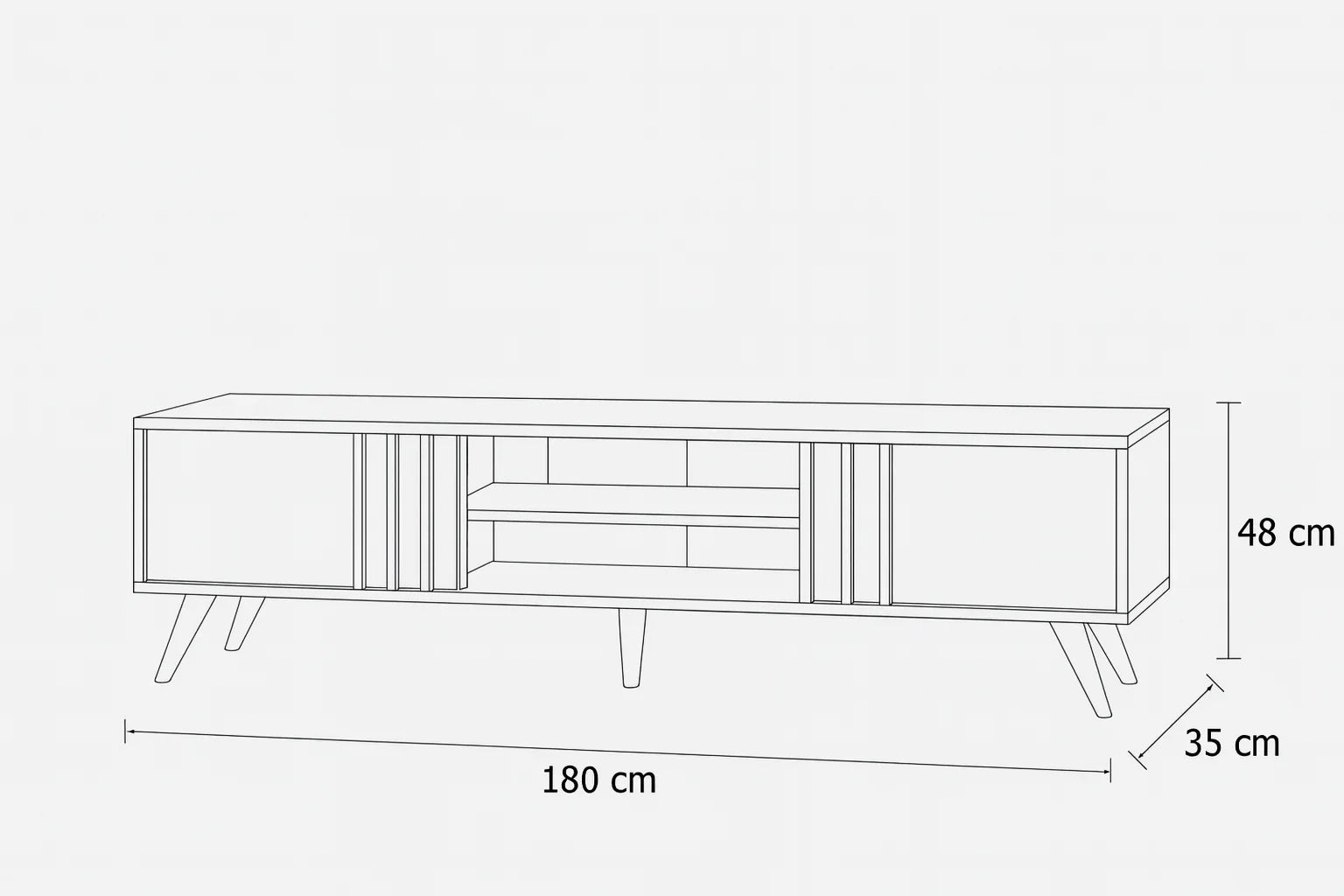 TV Unit 180x35x48 - Cataloug