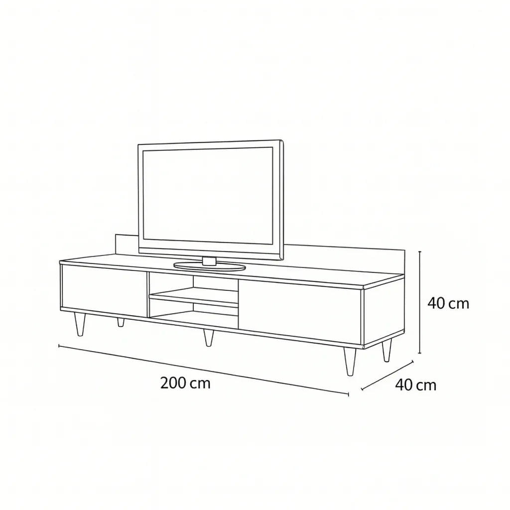 TV Unit 200x40x40 - Cataloug