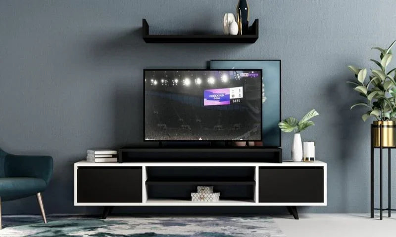 TV Unit - MDF Wood - Multi Color - 160x40x45 cm - Cataloug