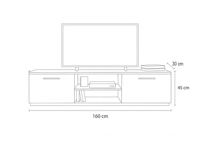 TV Unit 160x30x45 - Cataloug
