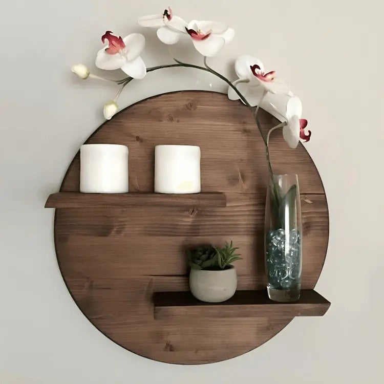 Shelf unit - NW -Brown - 50x10x50 cm