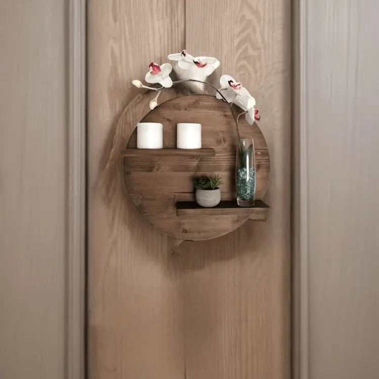 Shelf unit - NW -Brown - 50x10x50 cm