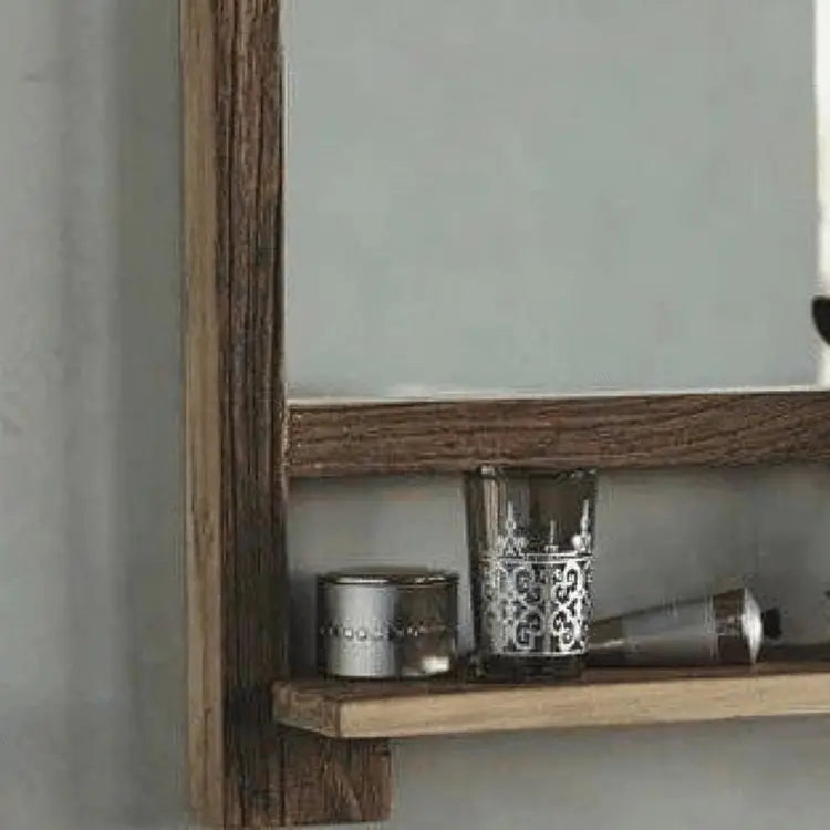 Bathroom mirror-NW-Brown-50x11x75 cm