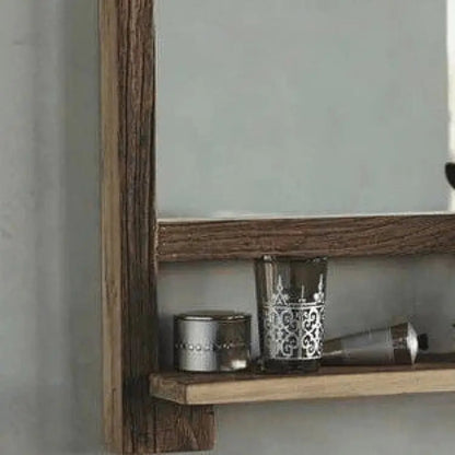 Bathroom mirror-NW-Brown-50x11x75 cm
