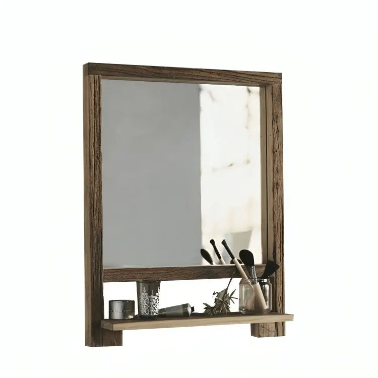 Bathroom mirror-NW-Brown-50x11x75 cm