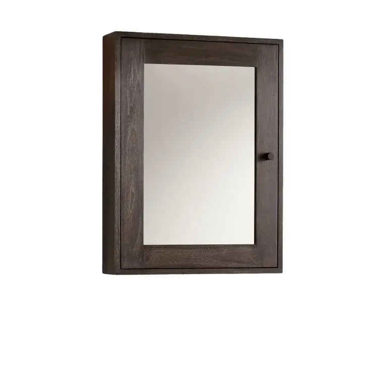 Mirror with storage unit -NW-Dark Brown-50x15x70 cm