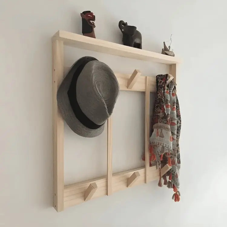 Hanger - NW - Wooden color - 50x7x50 cm