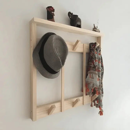 Hanger - NW - Wooden color - 50x7x50 cm