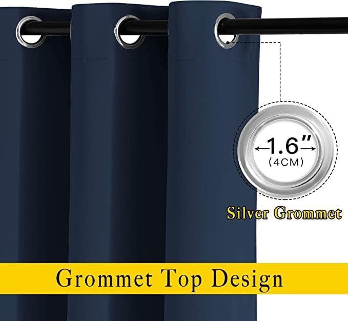 Curtains Blackout - Nave Blue - Multi Size