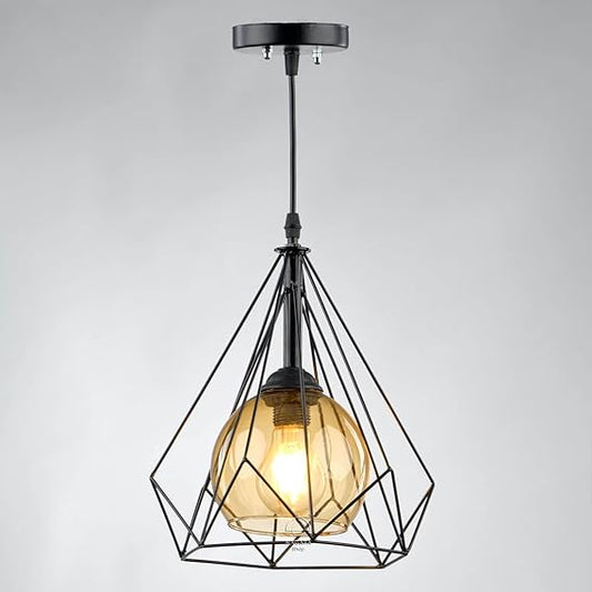 CeilingLamp - Acrylic - Black - 30x20x100 cm