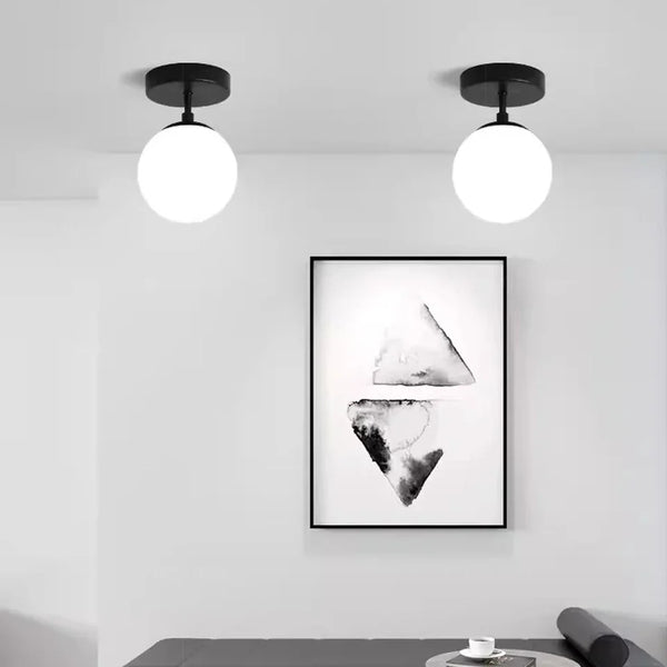 نجفة - معدن وزجاج -  دهبي - 25* 30 سم
