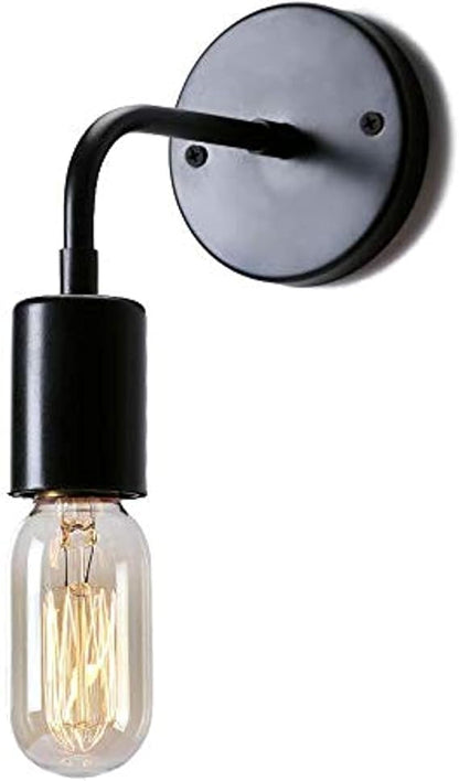 لمبه حائط - معدن - أسود - 17x15x17 سم