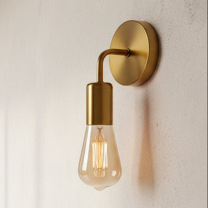 Wall Lamp - Metal - Gold - 15x30x60 cm
