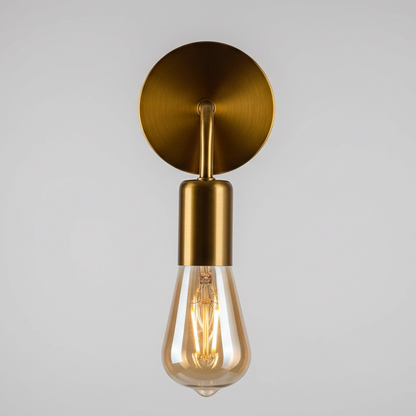 Wall Lamp - Metal - Gold - 15x30x60 cm