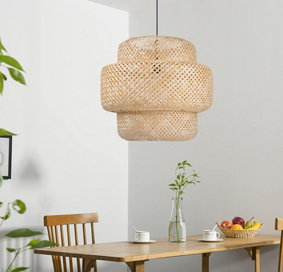 مصباح سقف - بيج - 38 × 38 × 38 سم