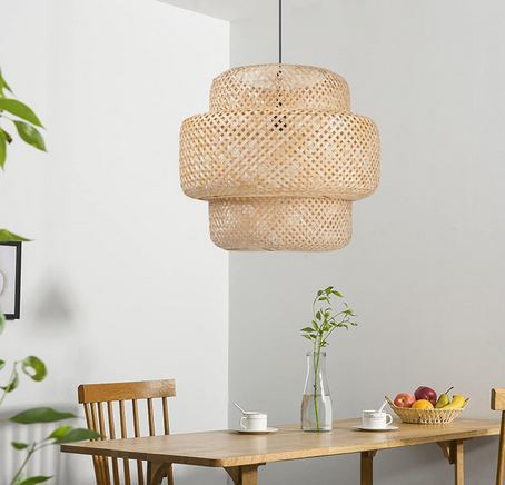 مصباح سقف - بيج - 38 × 38 × 38 سم