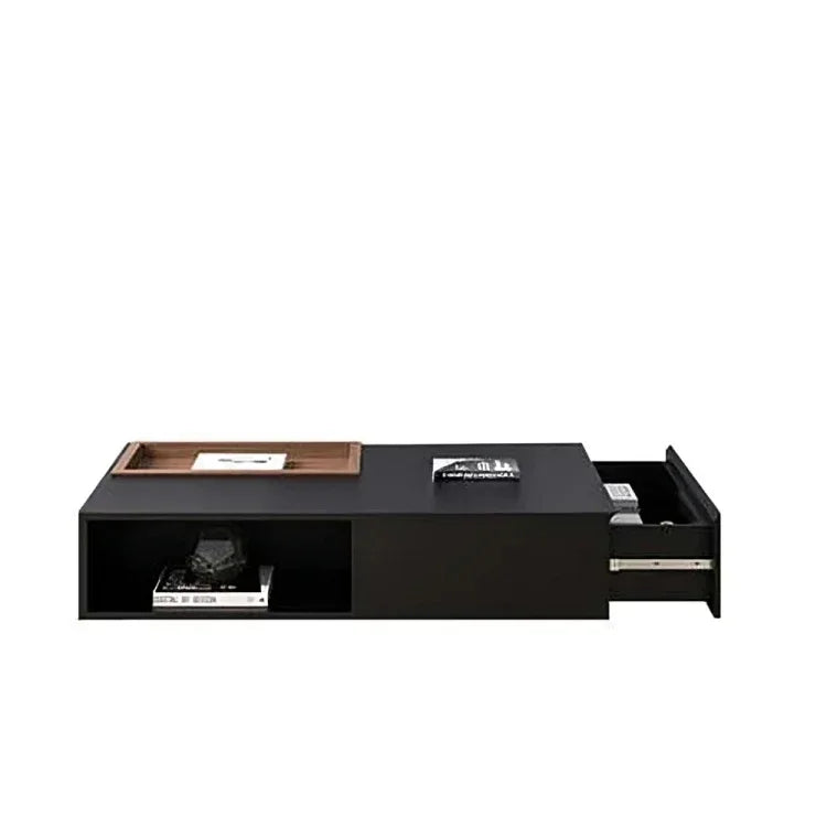 Bundle of TV Table and Coffee Table - MDF wood - Black & Brown - Cataloug