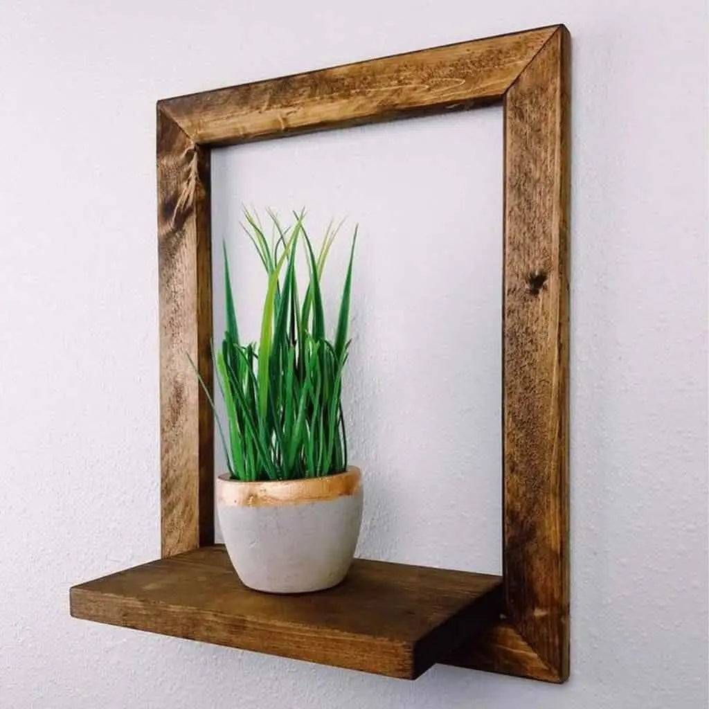 Shelf unit - NW - Brown - 55x14x60 cm