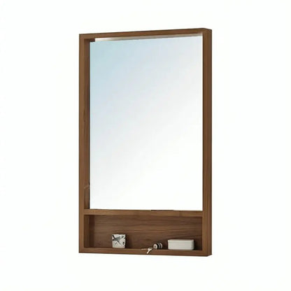 مرآة مع كرسي - NW- بني - 55x8x110 سم