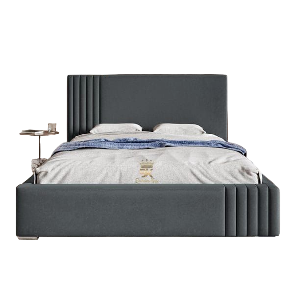 سرير - خشب MDF - رمادي - متعدد المقاسات