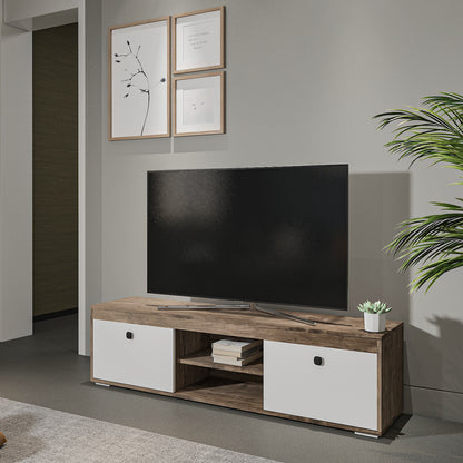 وحدة تلفزيون - خشب ام دي اف - متعدد الألوان - 160×35×44