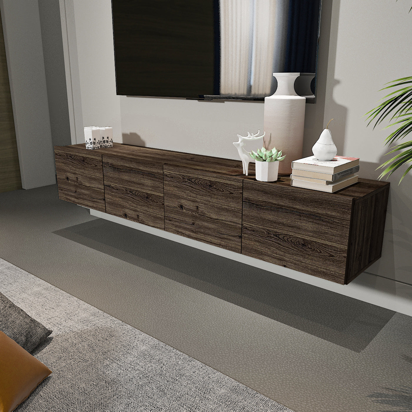 TV Unit - Multi Color - MDF - 180x35x32 cm