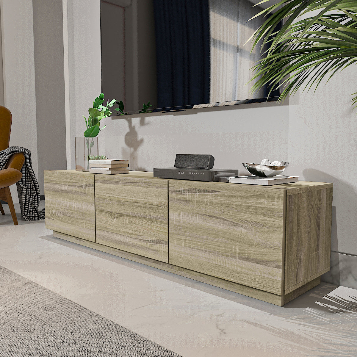 TV Unit - MDF - Multi Color - 160x37x40 cm