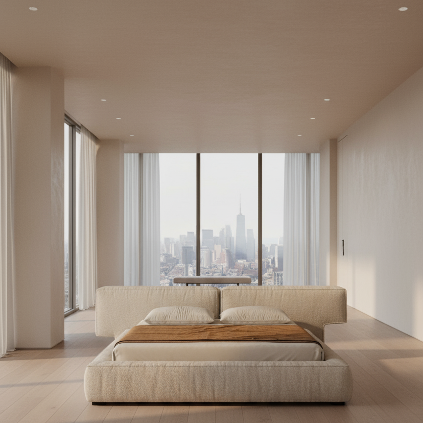 سرير - خشب ام دي اف- أبيض - متعدد المقاسات