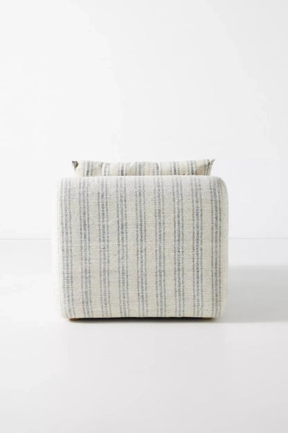 Chair - Natural Wood - Linen - Beige - 82 x 104 x 68 cm