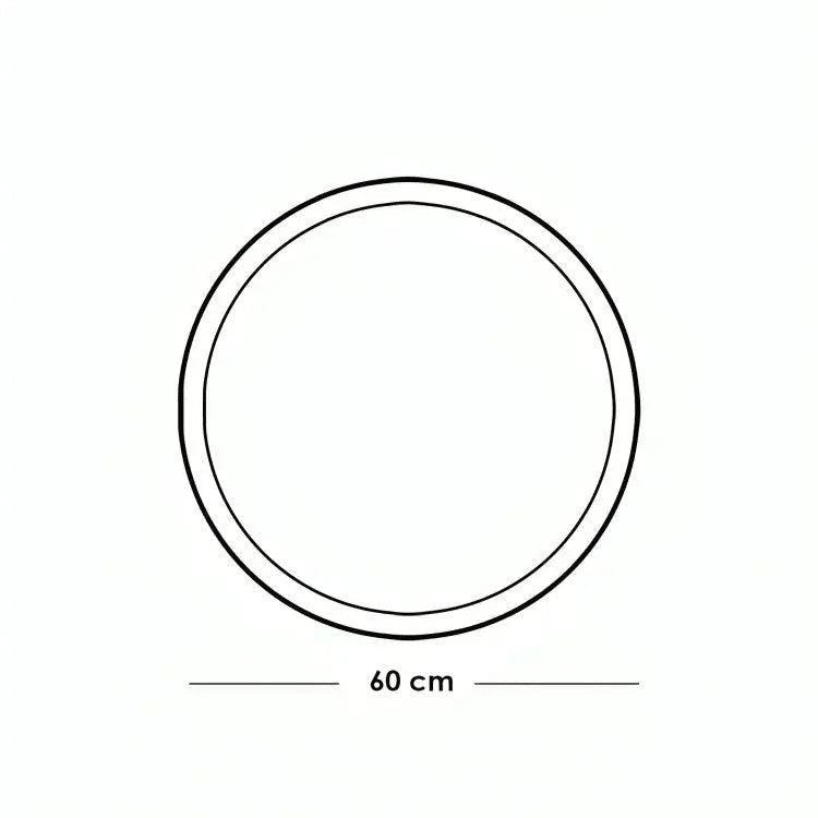 مرآة مع وحدة تخزين -NW-بني-60x15x60 سم