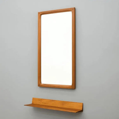 Mirror with shelf - NW -Brown 60x3x110 cm