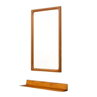 Mirror with shelf - NW -Brown 60x3x110 cm