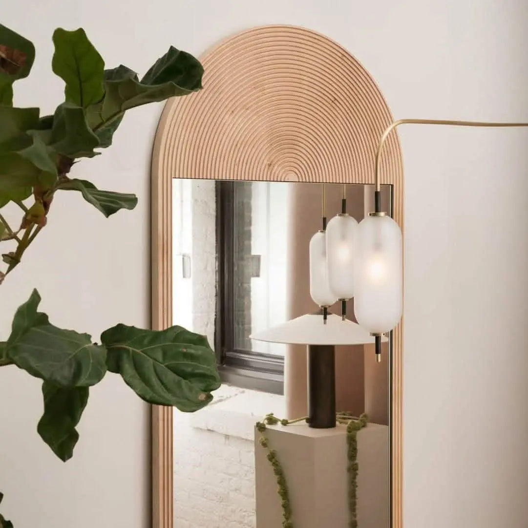 Mirror -NW-Wooden color - 60x30x175 cm