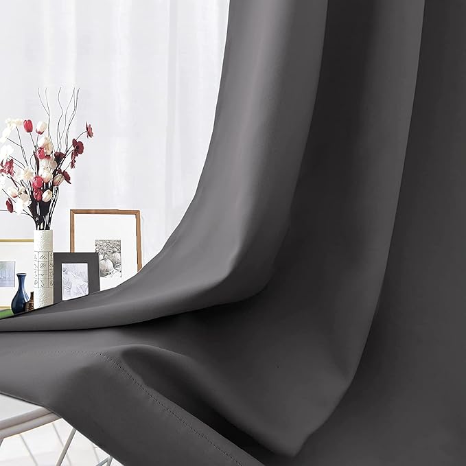 Curtains Blackout - Gray- Multi Size
