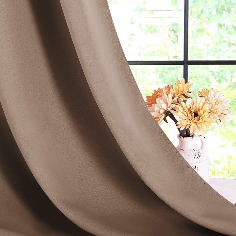 Curtains Blackout - Café- Multi Size