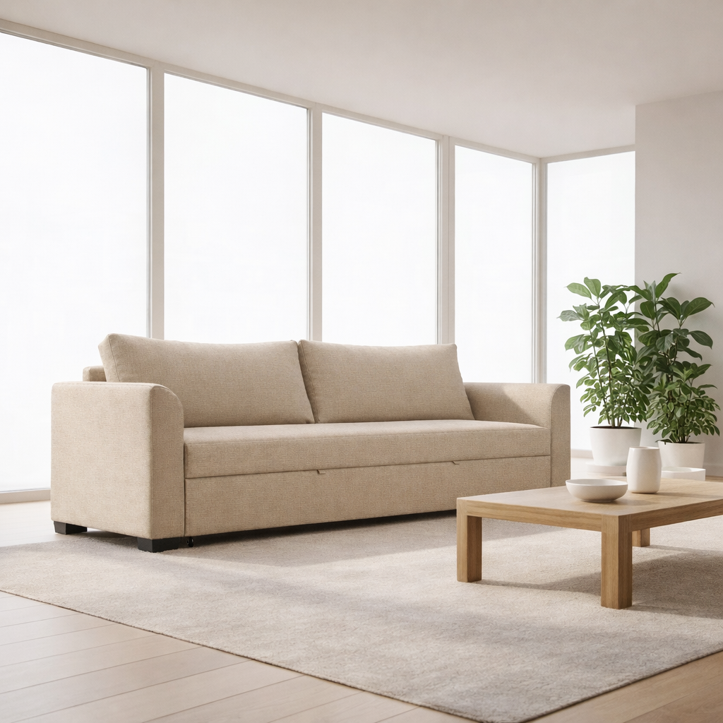 Sofa Bed - Beech Wood - Multi Color - 200x90 cm