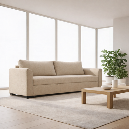 Sofa Bed - Beech Wood - Multi Color - 200x90 cm