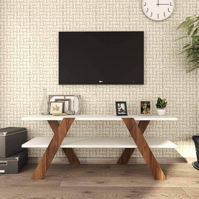 TV Unit - MDF Wood - Multi Color - 120x30x48 cm - Cataloug