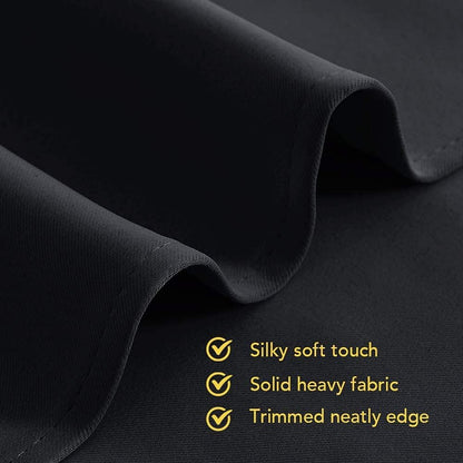 Curtains Blackout - Black - Multi Size