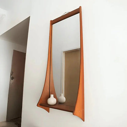 مرآة - بني - 65x15x150 سم