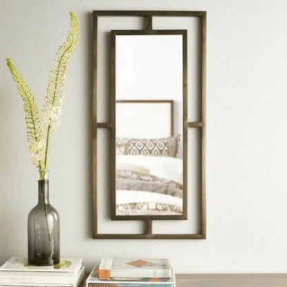 Mirror - NW - Brown - 65x3x120 cm