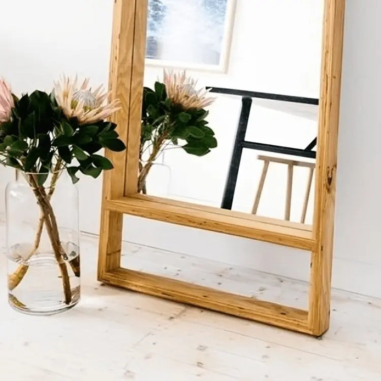 Mirror - NW - Wooden color 65x8x175 cm