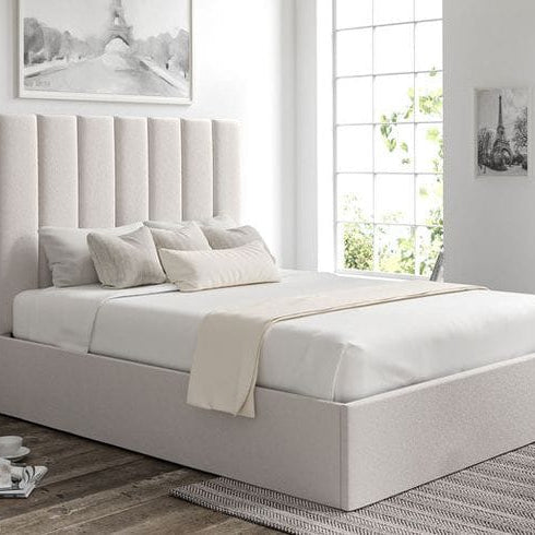 سرير - خشب MDF - أبيض - متعدد المقاسات