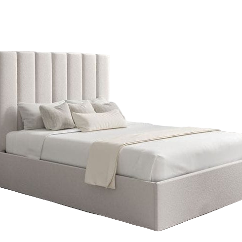 سرير - خشب MDF - أبيض - متعدد المقاسات