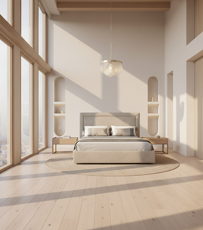 سرير - خشب ام دي اف- بيج - متعدد المقاسات