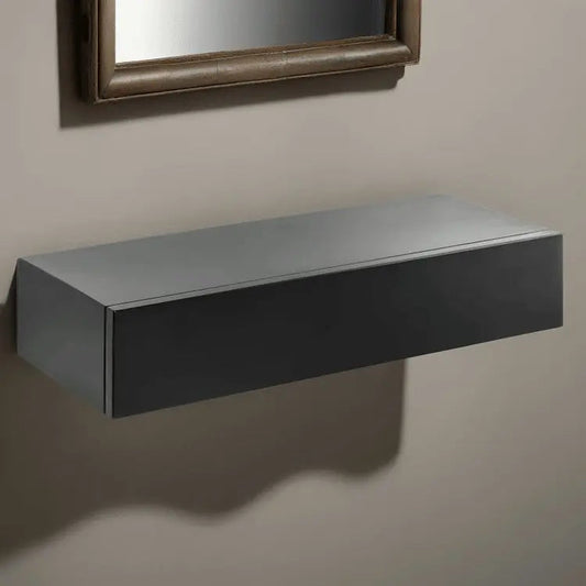 رف مع درج - PW-بني غامق-70x30x20 سم